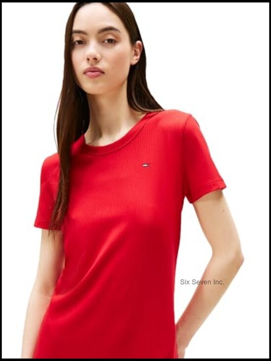 Bodycon Midi Dress with Logo Detail, Polyester Rayon Spandex Fabric - Picture 2 of 4